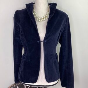 Double R Blue Velvet Blazer size S